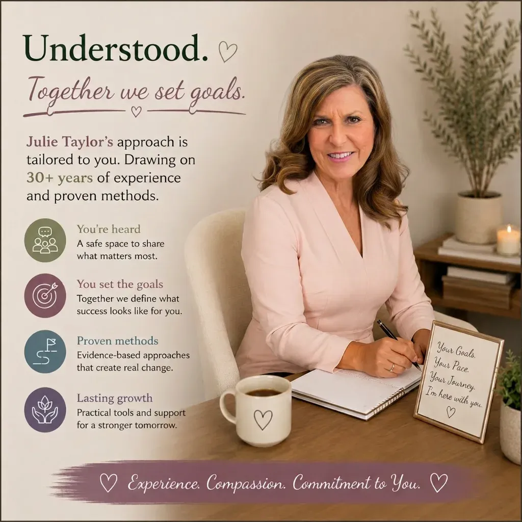 Setting goals together, representing a personalized therapy plan